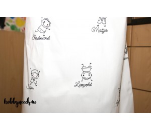 Stickserie - Strichmännchen Kindergarten Kinder